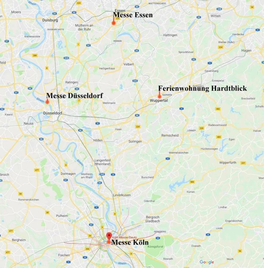 Ferienwohnung Hardtblick Wuppertal Zewnętrze zdjęcie